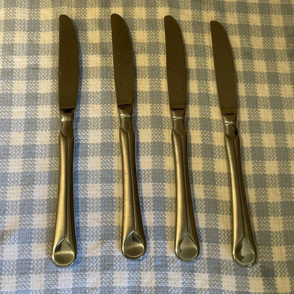 LOT 4 JA Henckels International Zwilling Heavy Duty Butter Dinner Knife Knives